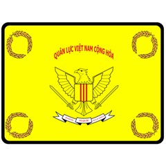Flag Of Republic Of Vietnam Military Forces Double Sided Fleece Blanket (large)  by abbeyz71