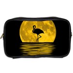 Moon Reflection Flamenco Animal Toiletries Bag (Two Sides) Back