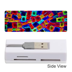 Neon Glow Glowing Light Design Memory Card Reader (stick) by HermanTelo