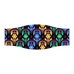 Pattern Background Bright Blue Stretchable Headband by HermanTelo