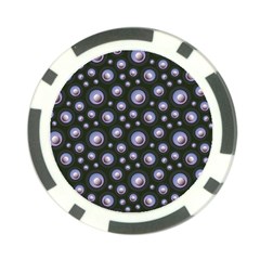 Seamless Pattern Background Circle Poker Chip Card Guard by HermanTelo