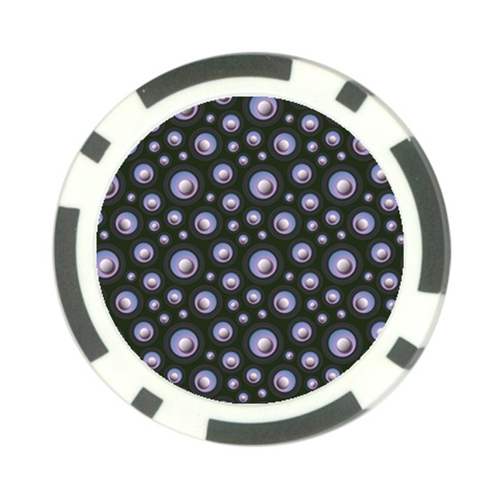 Seamless Pattern Background Circle Poker Chip Card Guard