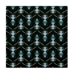 Seamless Pattern Background Black Tile Coasters