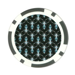 Seamless Pattern Background Black Poker Chip Card Guard (10 Pack) by HermanTelo