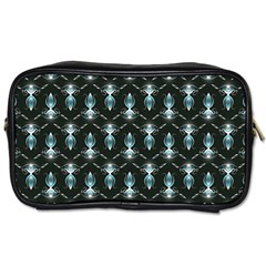 Seamless Pattern Background Black Toiletries Bag (Two Sides)