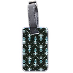 Seamless Pattern Background Black Luggage Tag (two sides)