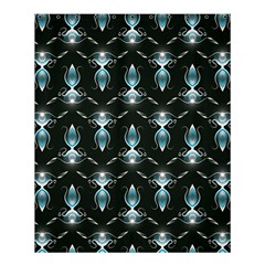 Seamless Pattern Background Black Shower Curtain 60  x 72  (Medium) 