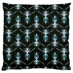 Seamless Pattern Background Black Large Cushion Case (Two Sides)