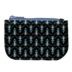 Seamless Pattern Background Black Large Coin Purse