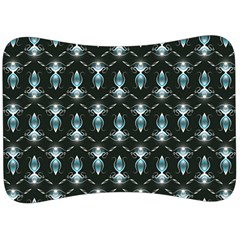 Seamless Pattern Background Black Velour Seat Head Rest Cushion