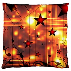 Star Radio Light Effects Magic Large Flano Cushion Case (one Side) by HermanTelo