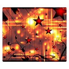 Star Radio Light Effects Magic Double Sided Flano Blanket (small)  by HermanTelo