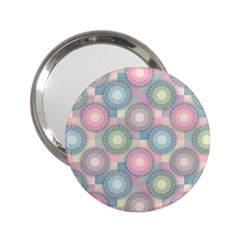 Seamless Pattern Pastels Background 2 25  Handbag Mirrors by HermanTelo