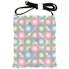 Seamless Pattern Pastels Background Shoulder Sling Bag by HermanTelo