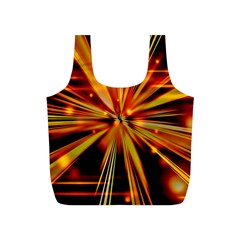 Zoom Effect Explosion Fire Sparks Full Print Recycle Bag (s)