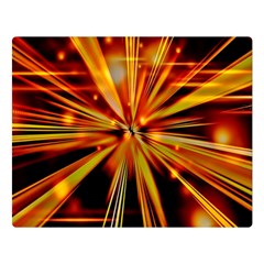 Zoom Effect Explosion Fire Sparks Double Sided Flano Blanket (large)  by HermanTelo