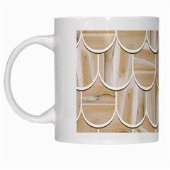 Texture Background Brown Beige White Mugs by HermanTelo