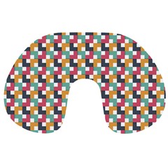 Abstract Geometric Travel Neck Pillow