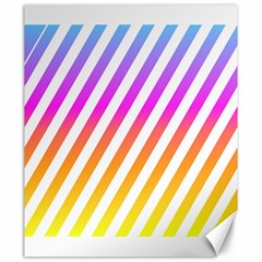 Abstract Lines Mockup Oblique Canvas 20  X 24  by HermanTelo