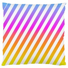 Abstract Lines Mockup Oblique Standard Flano Cushion Case (two Sides) by HermanTelo