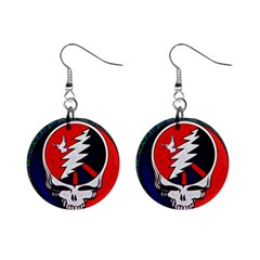 Grateful Dead Mini Button Earrings