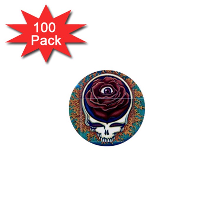 Grateful Dead Ahead Of Their Time 1  Mini Buttons (100 pack) 