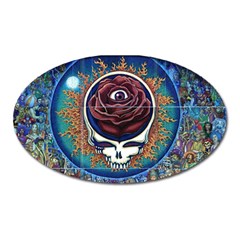 Grateful Dead Ahead Of Their Time Oval Magnet by Sapixe