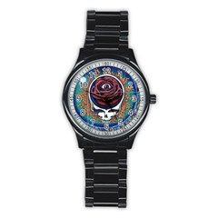 Grateful Dead Ahead Of Their Time Stainless Steel Round Watch by Sapixe