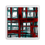 Abstract Color Background Form Memory Card Reader (Square) Front