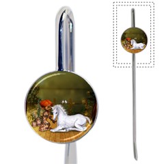 Cute Fairy With Unicorn Foal Book Mark by FantasyWorld7