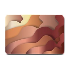 Autumn Copper Gradients Small Doormat  by HermanTelo