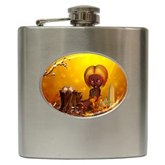 Cute Little Fairy Hip Flask (6 Oz) by FantasyWorld7