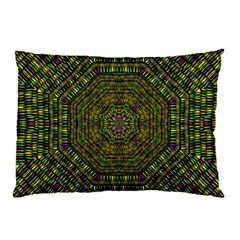 Peace Flower Planet And Calm Fire Pillow Case (two Sides) by pepitasart