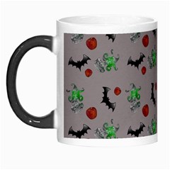 Halloween Witch Pattern Grey Morph Mugs by snowwhitegirl