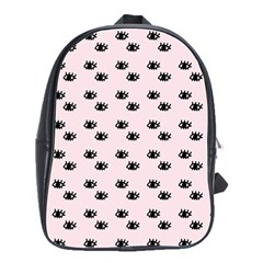 Pink Eyes School Bag (large)