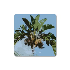 Palm Tree Square Magnet