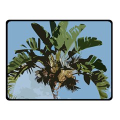 Palm Tree Double Sided Fleece Blanket (small)  by snowwhitegirl