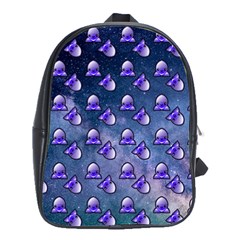 Kawaii Space Rocket Pattern School Bag (large)