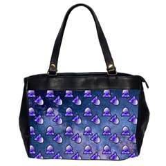 Kawaii Space Rocket Pattern Oversize Office Handbag (2 Sides) by snowwhitegirl