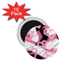 Heart Abstract 1.75  Magnets (10 pack) 