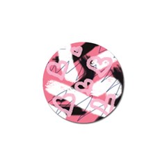 Heart Abstract Golf Ball Marker (4 pack)