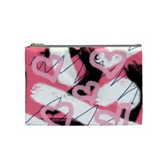 Heart Abstract Cosmetic Bag (Medium)