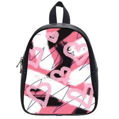 Heart Abstract School Bag (Small)