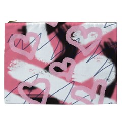 Heart Abstract Cosmetic Bag (XXL)