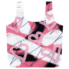 Heart Abstract Full Print Recycle Bag (XL)