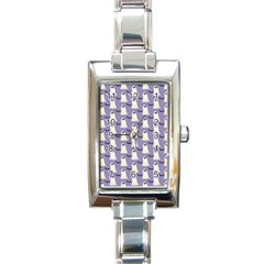 Halloween Ghost Bat Rectangle Italian Charm Watch