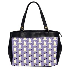 Halloween Ghost Bat Oversize Office Handbag (2 Sides)