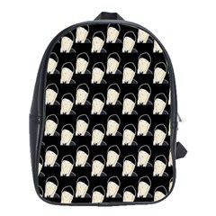 Beanie Boy Pattern School Bag (Large)