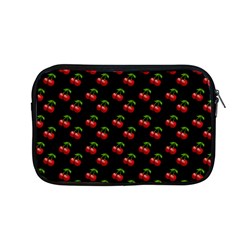 Retro Black Cherries Apple Macbook Pro 13  Zipper Case by snowwhitegirl