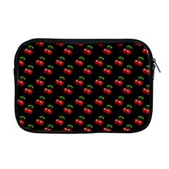 Retro Black Cherries Apple Macbook Pro 17  Zipper Case by snowwhitegirl